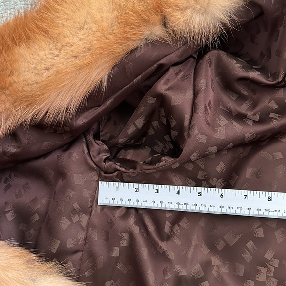 Genuine Natural Red Fox Fur Jacket - NWT - Picture 13 of 17